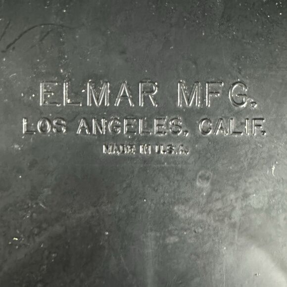 Vintage MCM Elmar Mfg Ice Bucket Brown Faux Suede & Vinyl - Picture 11 of 13